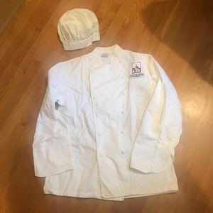 Greystone The Culinary Institute of America Chef Coat and Hat